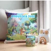 KUBEK + PODUSZKA zestaw z Bluvi i Rodzinką – Personalizowany Prezent Dla Dziecka