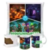Craft kubek + poduszka Prezent dla Gracza Pixele Gamer + personalizacja