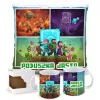 Craft kubek + poduszka Prezent dla Gracza Pixele Gamer + personalizacja