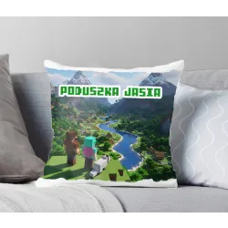Craft poduszka Prezent dla Gracza Pixele Gamer + personalizacja