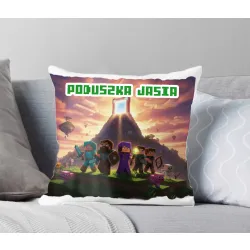 Craft poduszka Prezent dla Gracza Pixele Gamer + personalizacja