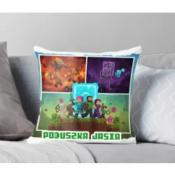 Craft poduszka Prezent dla Gracza Pixele Gamer + personalizacja