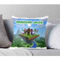 Craft poduszka Prezent dla Gracza Pixele Gamer + personalizacja