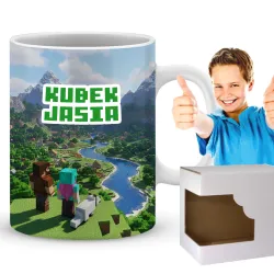 Craft kubek Prezent dla Gracza Pixele Gamer + personalizacja