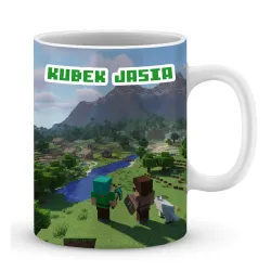 Craft kubek Prezent dla Gracza Pixele Gamer + personalizacja