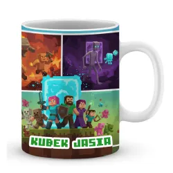 Craft kubek Prezent dla Gracza Pixele Gamer + personalizacja