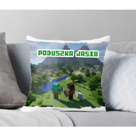 Craft kubek + poduszka Prezent dla Gracza Pixele Gamer + personalizacja