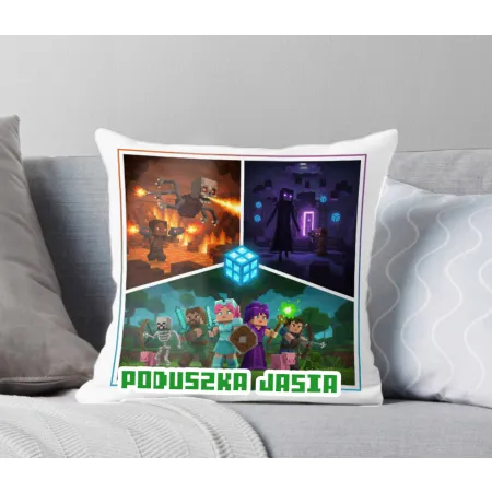 Craft kubek + poduszka Prezent dla Gracza Pixele Gamer + personalizacja