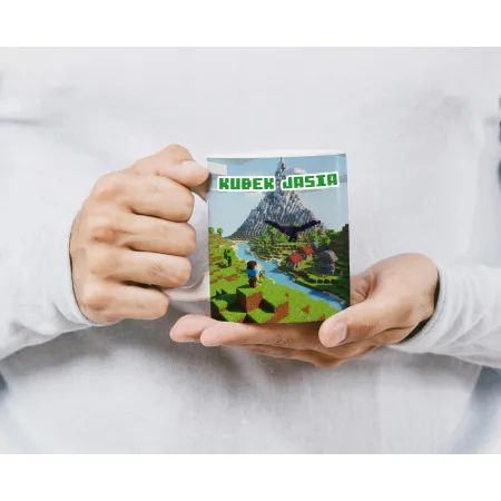 Craft kubek Prezent dla Gracza Pixele Gamer + personalizacja