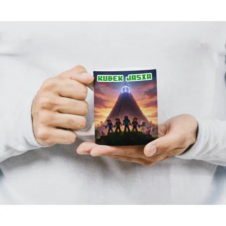 Craft kubek + poduszka Prezent dla Gracza Pixele Gamer + personalizacja