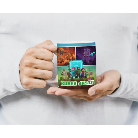 Craft kubek Prezent dla Gracza Pixele Gamer + personalizacja