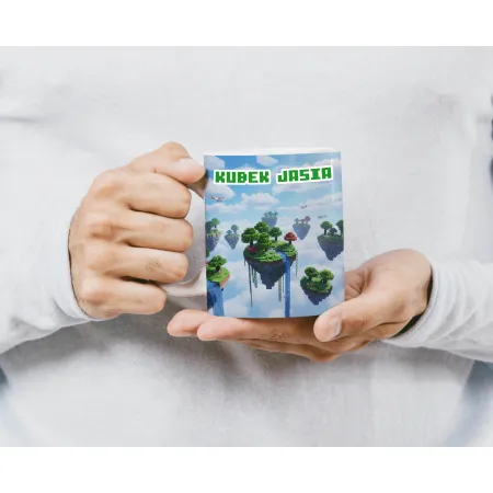 Craft kubek Prezent dla Gracza Pixele Gamer + personalizacja