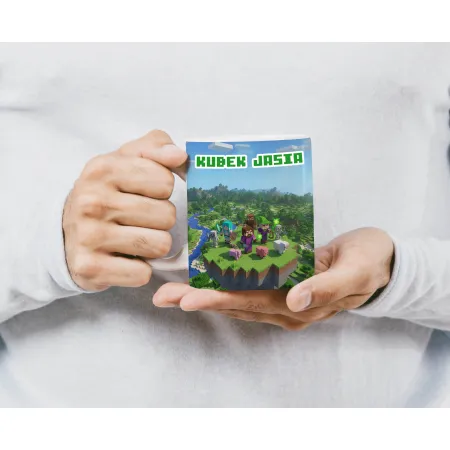Craft kubek + poduszka Prezent dla Gracza Pixele Gamer + personalizacja
