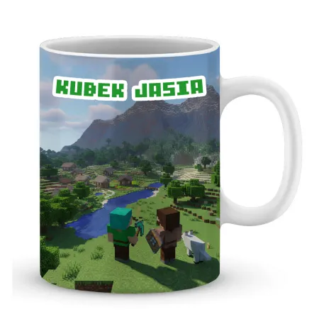 Craft kubek Prezent dla Gracza Pixele Gamer + personalizacja