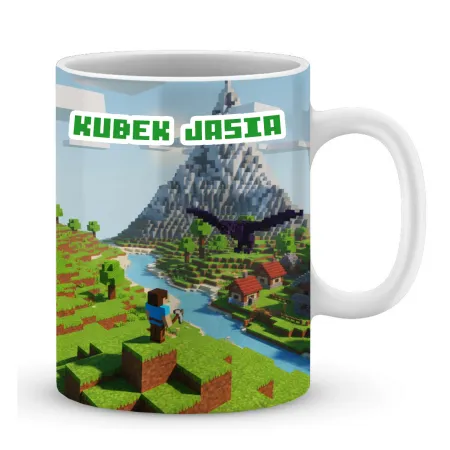 Craft kubek Prezent dla Gracza Pixele Gamer + personalizacja