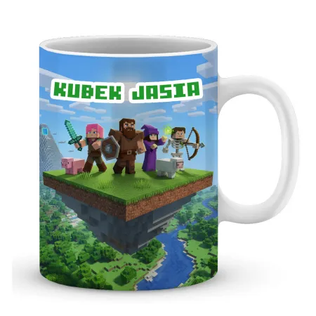 Craft kubek + poduszka Prezent dla Gracza Pixele Gamer + personalizacja