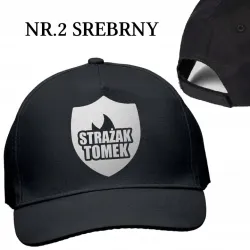 Czapka z daszkiem super Strażaka dla dziecka z imieniem Straż Pożarna
