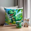 Kubek Poduszka Dinozaur Dinozaury T-rex Tyrannosaurus Triceratops