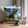 Kubek Poduszka Dinozaur Dinozaury T-rex Tyrannosaurus Triceratops