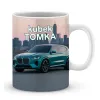 Zestaw Kubek Poduszka Prezent dla Fana Motoryzacji Bóg Mnie Wybrał BMW imię