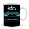 Zestaw Kubek Poduszka Prezent dla Fana Motoryzacji Bóg Mnie Wybrał BMW imię