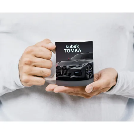 Zestaw Kubek Poduszka Prezent dla Fana Motoryzacji Bóg Mnie Wybrał BMW imię