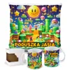 Zestaw kubek poduszka w stylu retro gry