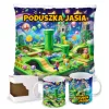 Zestaw kubek poduszka w stylu retro gry