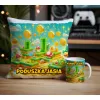 Zestaw kubek poduszka w stylu retro gry