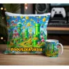Zestaw kubek poduszka w stylu retro gry