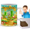 Kubek  – przygoda w świecie rur i grzybków, idealny prezent dla gracza