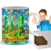 Zestaw kubek poduszka w stylu retro gry