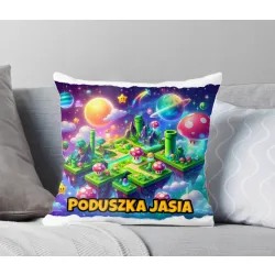 Poduszka – przygoda w świecie rur i grzybków, idealny prezent dla gracza