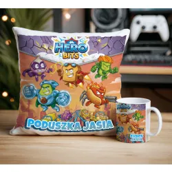 Zestaw Prezentowy z personalizacją Kubek + Poduszka Hero Bits Universe
