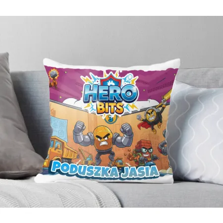 Poduszka Prezentowa z personalizacją Hero Bits Universe