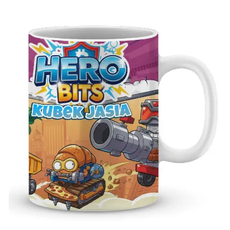 Kubek Prezentowy personalizowany Hero Bits Universe