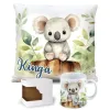 Zestaw Prezentowy Koala – Kubek + Poduszka z Nadrukiem i Personalizacją