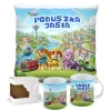 Paw Friends / Psia Misja – Zestaw Prezentowy Kubek + Poduszka z Imieniem Twojego Pupila!
