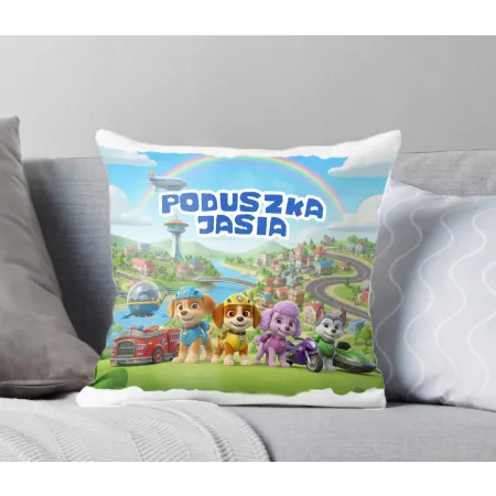 Paw Friends / Psia Misja – Zestaw Prezentowy Kubek + Poduszka z Imieniem Twojego Pupila!