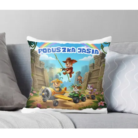 Paw Friends / Psia Misja – Zestaw Prezentowy Kubek + Poduszka z Imieniem Twojego Pupila!