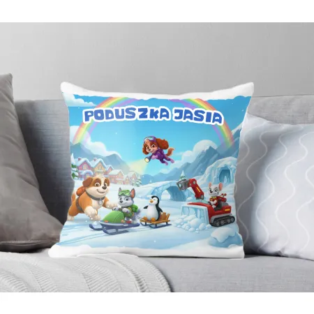 Paw Friends / Psia Misja – Zestaw Prezentowy Kubek + Poduszka z Imieniem Twojego Pupila!
