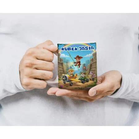 Paw Friends / Psia Misja – Zestaw Prezentowy Kubek + Poduszka z Imieniem Twojego Pupila!