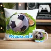 Zestaw dla Piłkarza Kubek + Poduszka z grafiką piłkarską DLA KIBICA FANA
