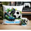 Zestaw dla Piłkarza Kubek + Poduszka z grafiką piłkarską DLA KIBICA FANA