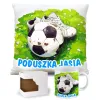 Zestaw dla Piłkarza Kubek + Poduszka z grafiką piłkarską DLA KIBICA FANA