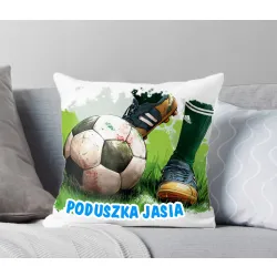 Poduszka dla Piłkarza z grafiką piłkarską DLA KIBICA FANA