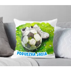 Poduszka dla Piłkarza z grafiką piłkarską DLA KIBICA FANA