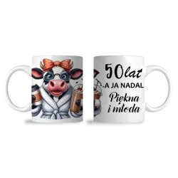 Kubek na 30 40 50 60 70 80 urodziny DLA KOBIETY