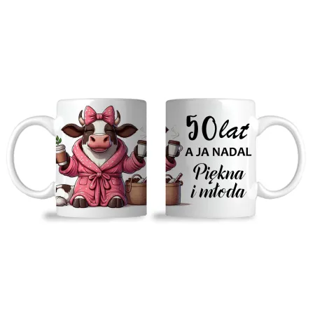 Kubek na 30 40 50 60 70 80 urodziny DLA KOBIETY