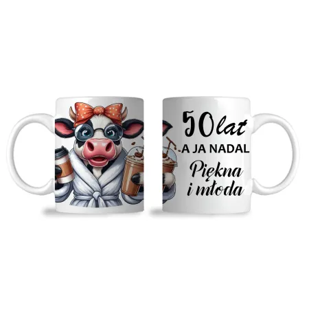 Kubek na 30 40 50 60 70 80 urodziny DLA KOBIETY